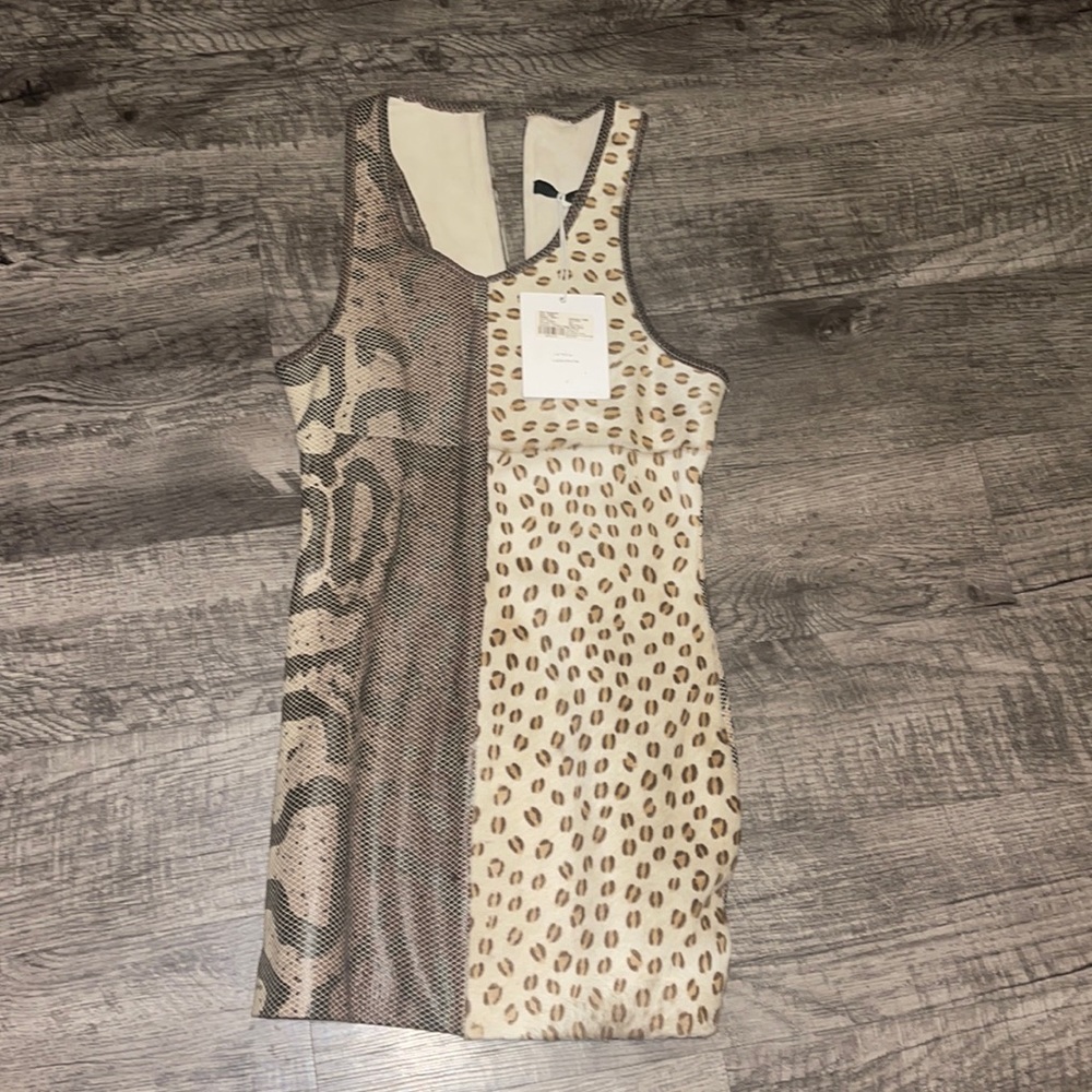 leopard/snake dress